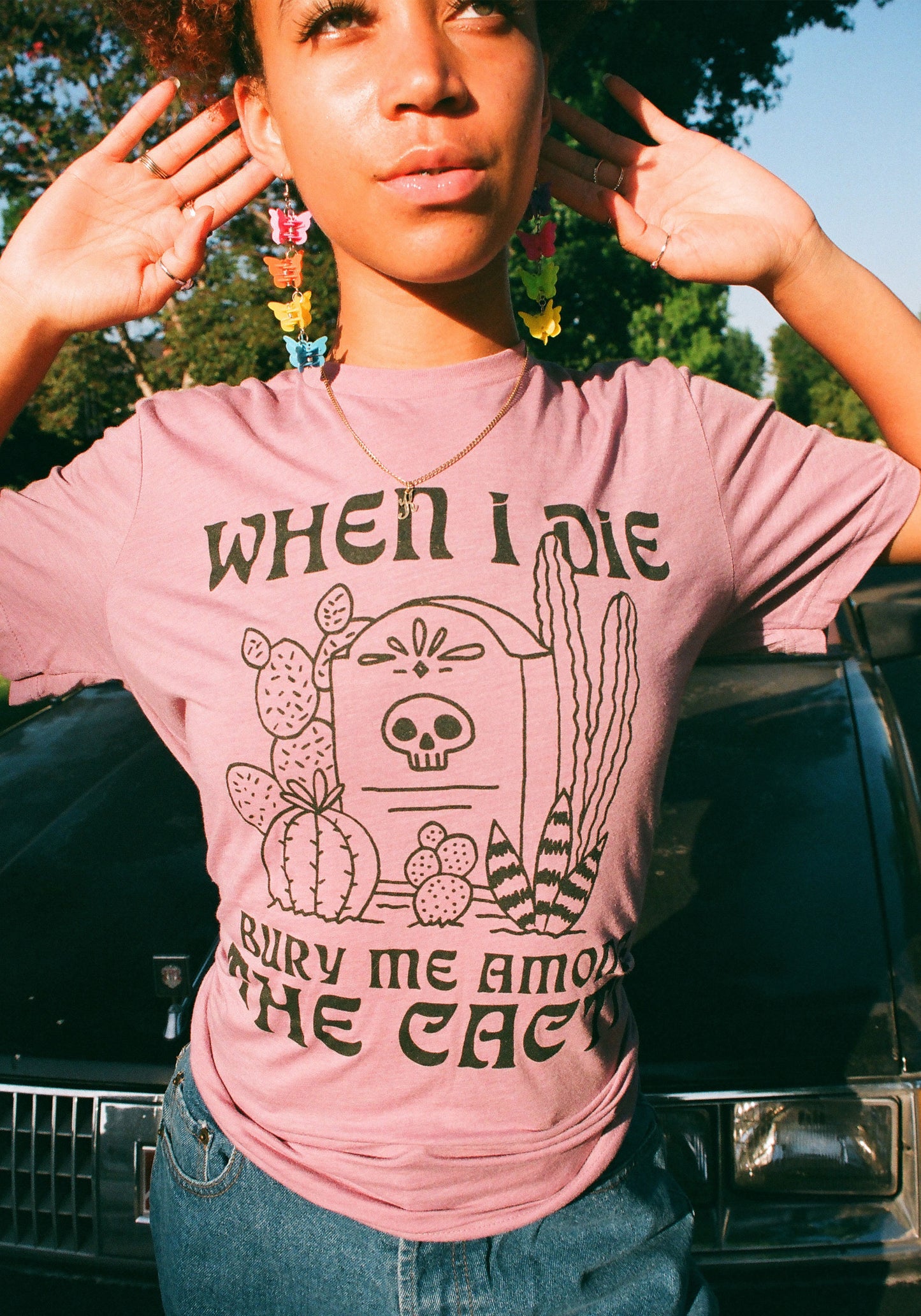 Bury Me Among the Cacti Tee by kaeraz arizona cactus cowgirl