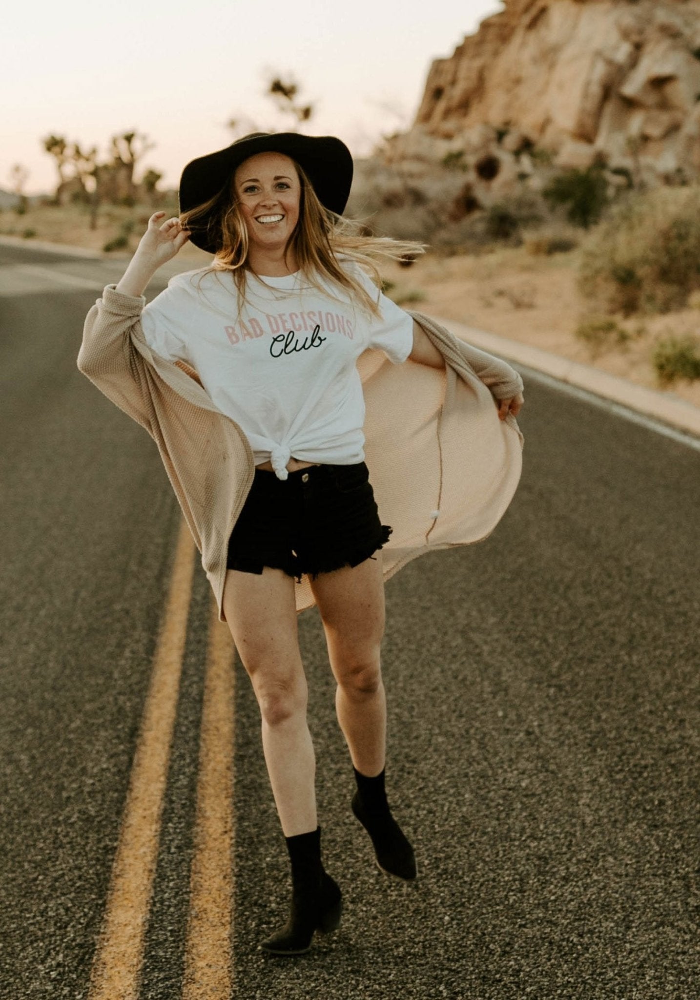 Bad Decisions Club Tee by kaeraz bad girls girl gang retro