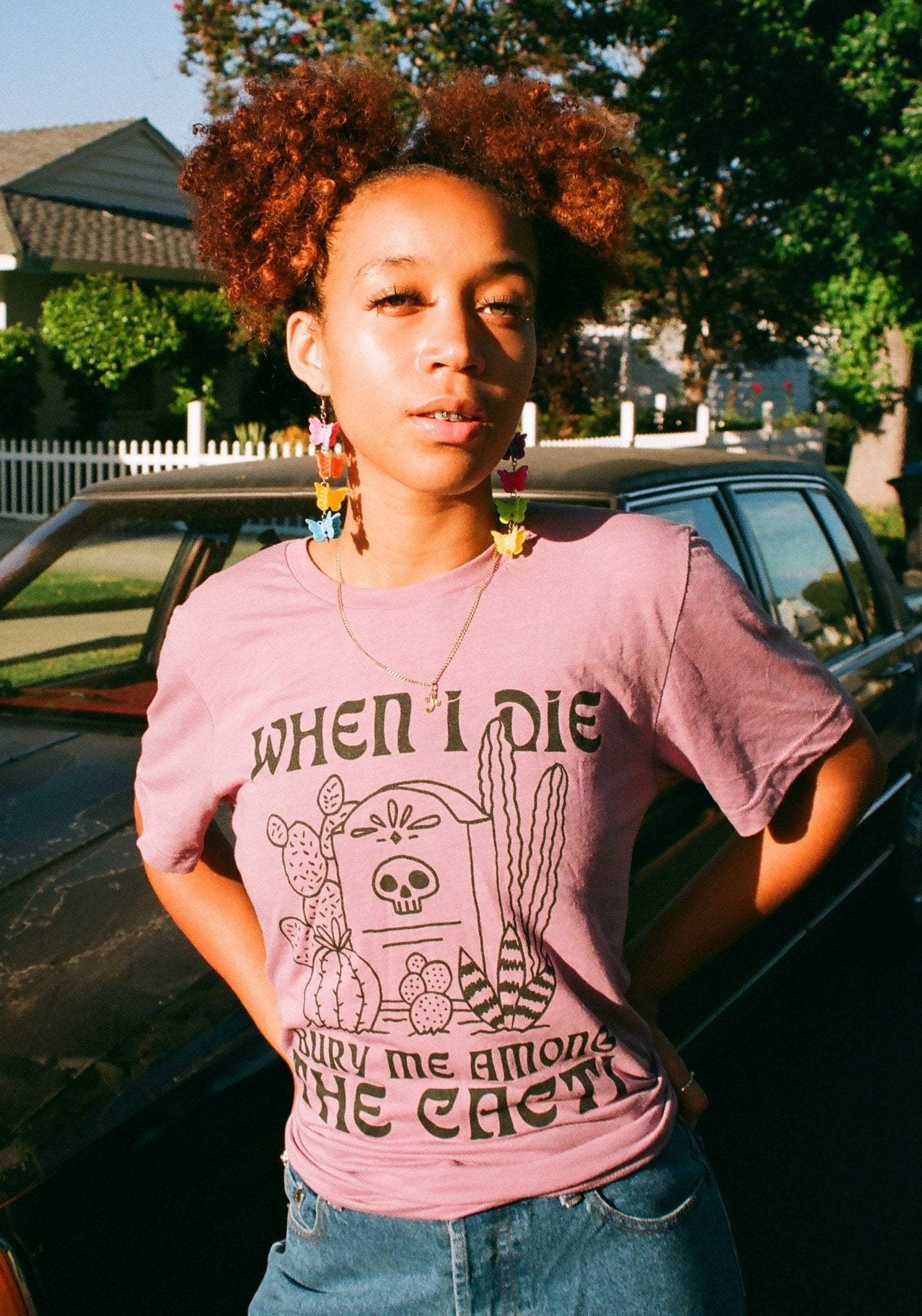 Bury Me Among the Cacti Tee by kaeraz arizona cactus cowgirl