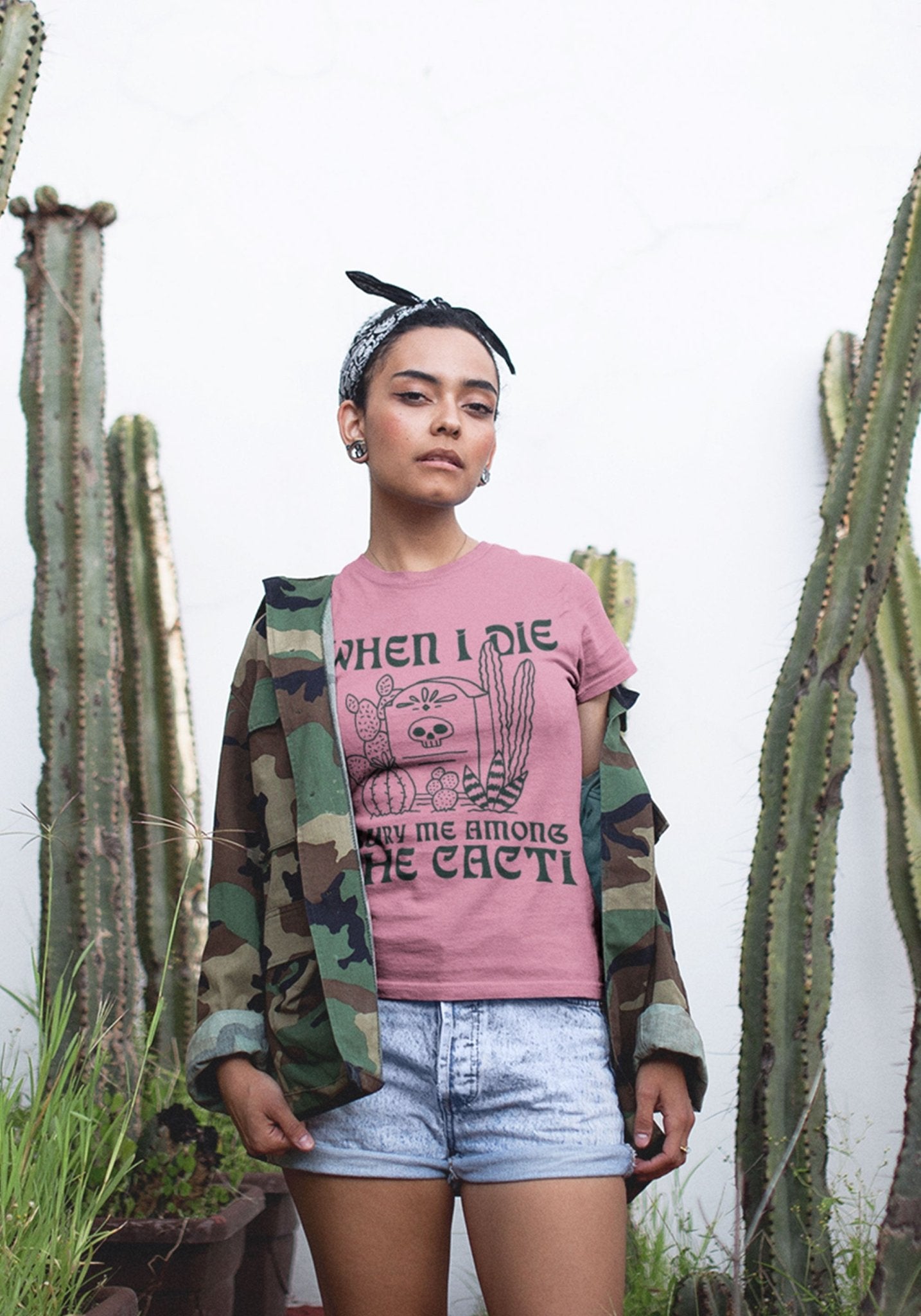 Bury Me Among the Cacti Tee by kaeraz arizona cactus cowgirl