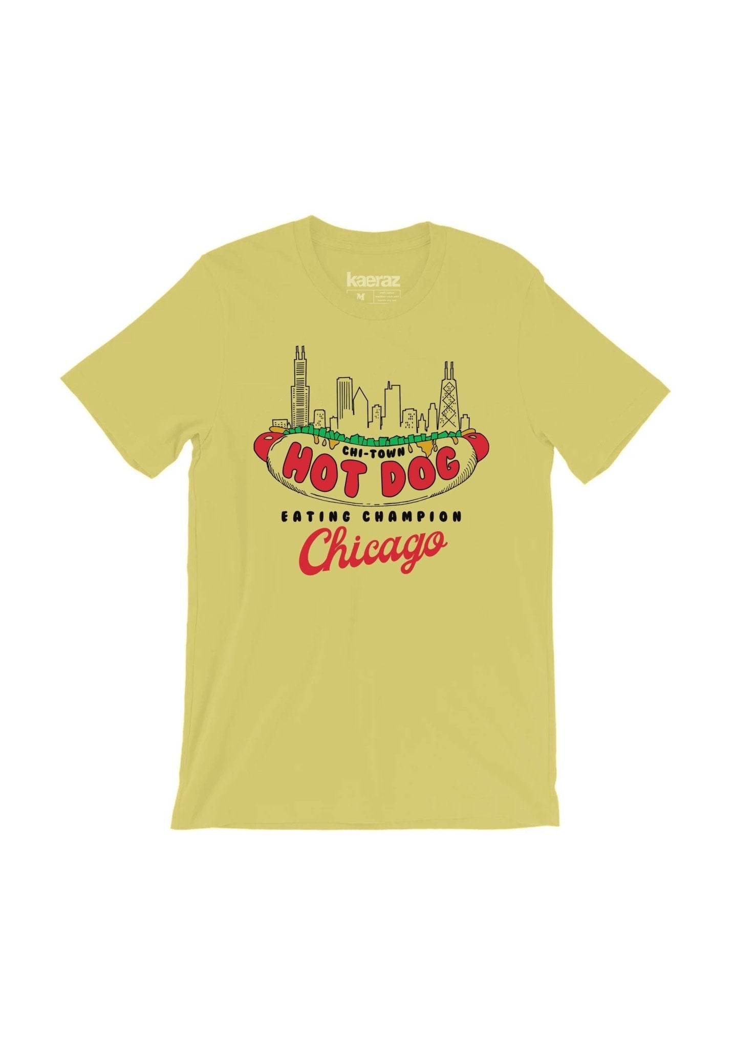 Chicago Hot Dog Champion Tee by kaeraz champ champion chi-town