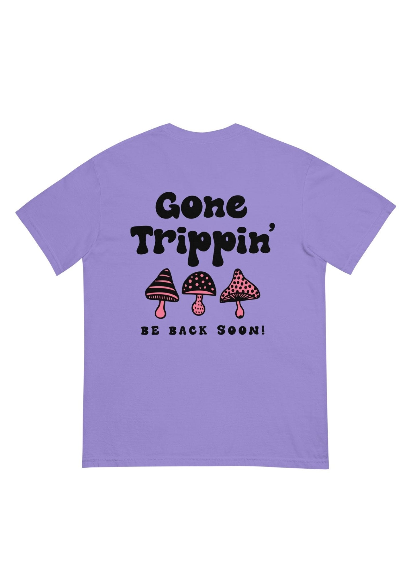 Gone Trippin' Violet Mushroom Tee by kaeraz 70s 70s style fishin