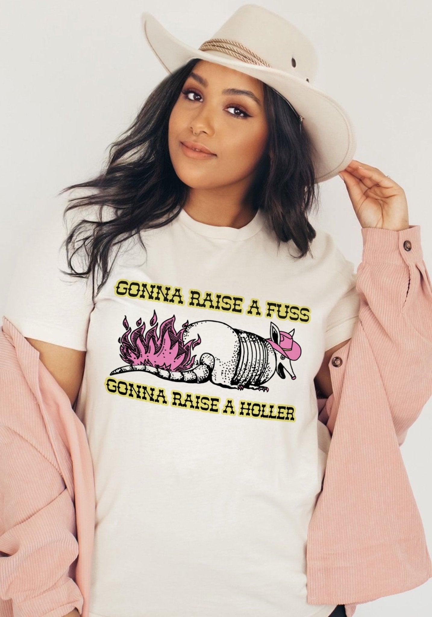 Gonna Raise A Fuss Tee by kaeraz alan jackson armadillo country music