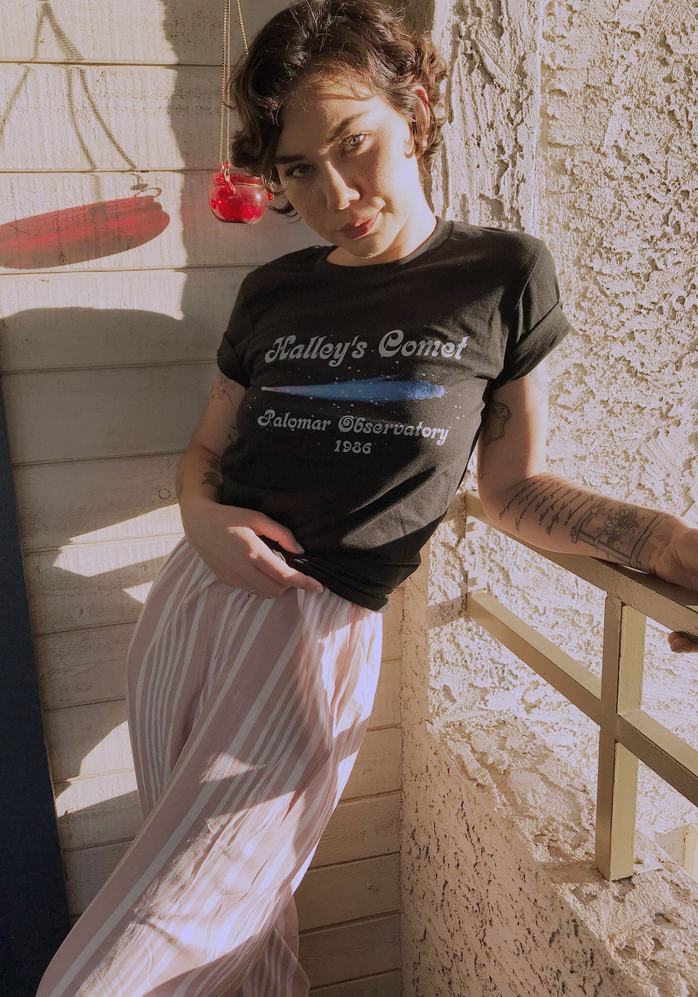 Halley's Comet Tee by kaeraz 70s shirt 70s shirt women 70s t shirt