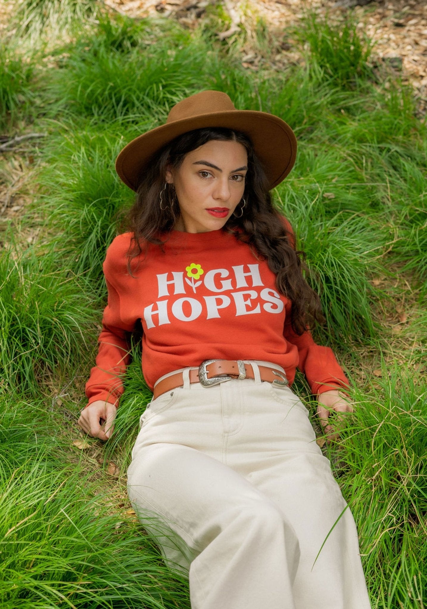 High Hopes Sweatshirt by kaeraz 1970s 70s cozy