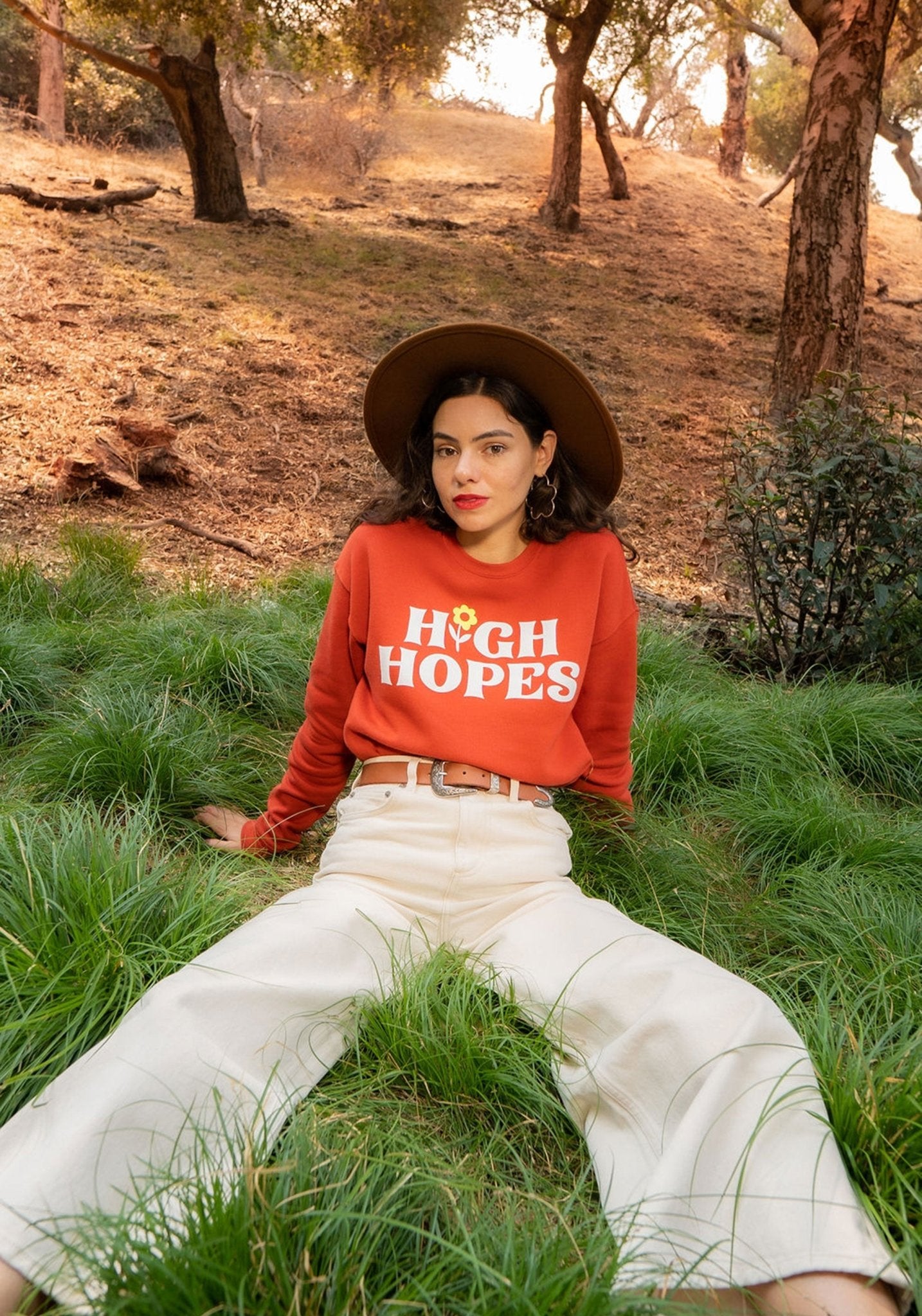 High Hopes Sweatshirt by kaeraz 1970s 70s cozy