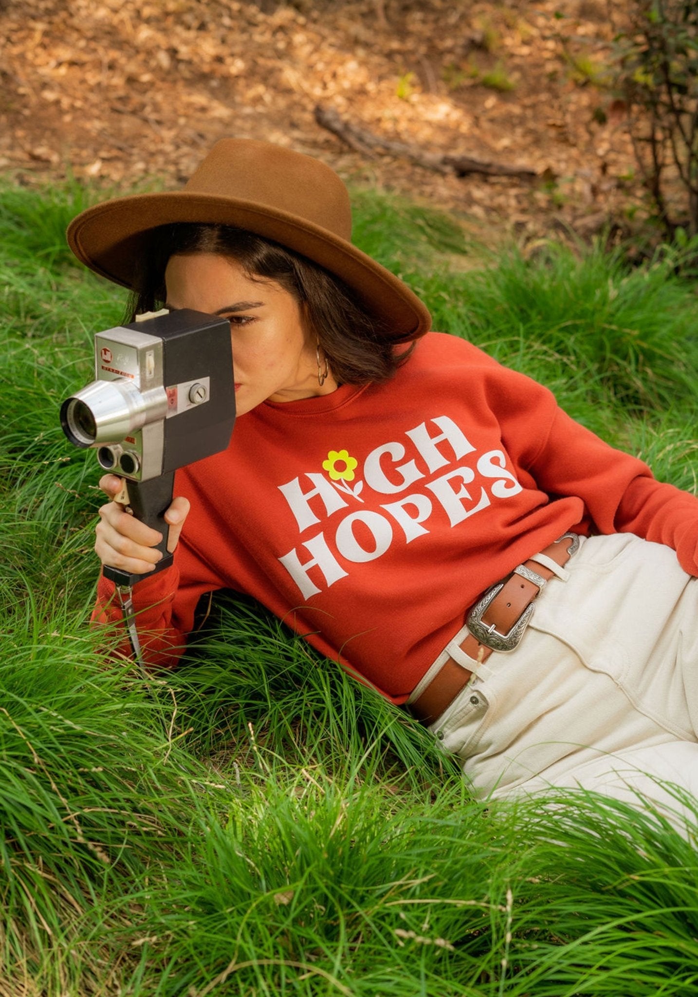 High Hopes Sweatshirt by kaeraz 1970s 70s cozy