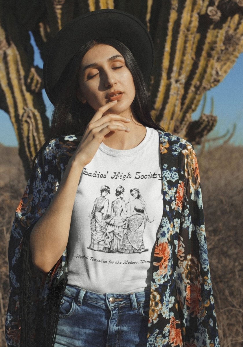 pothead society Ladies' High Society Tee by kaeraz | Womens Graphic Tees