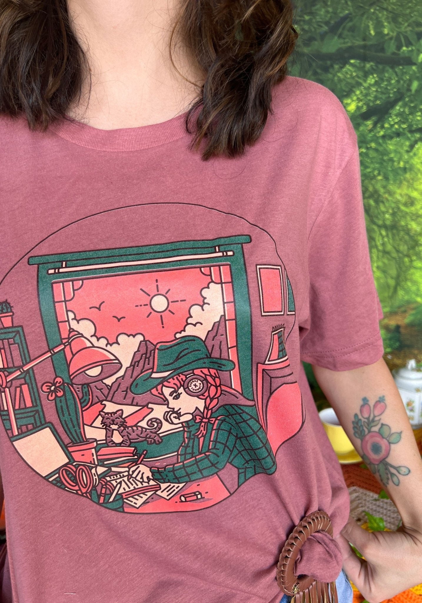 Lofi Cowgirl Tee by kaeraz arizona chill chillin