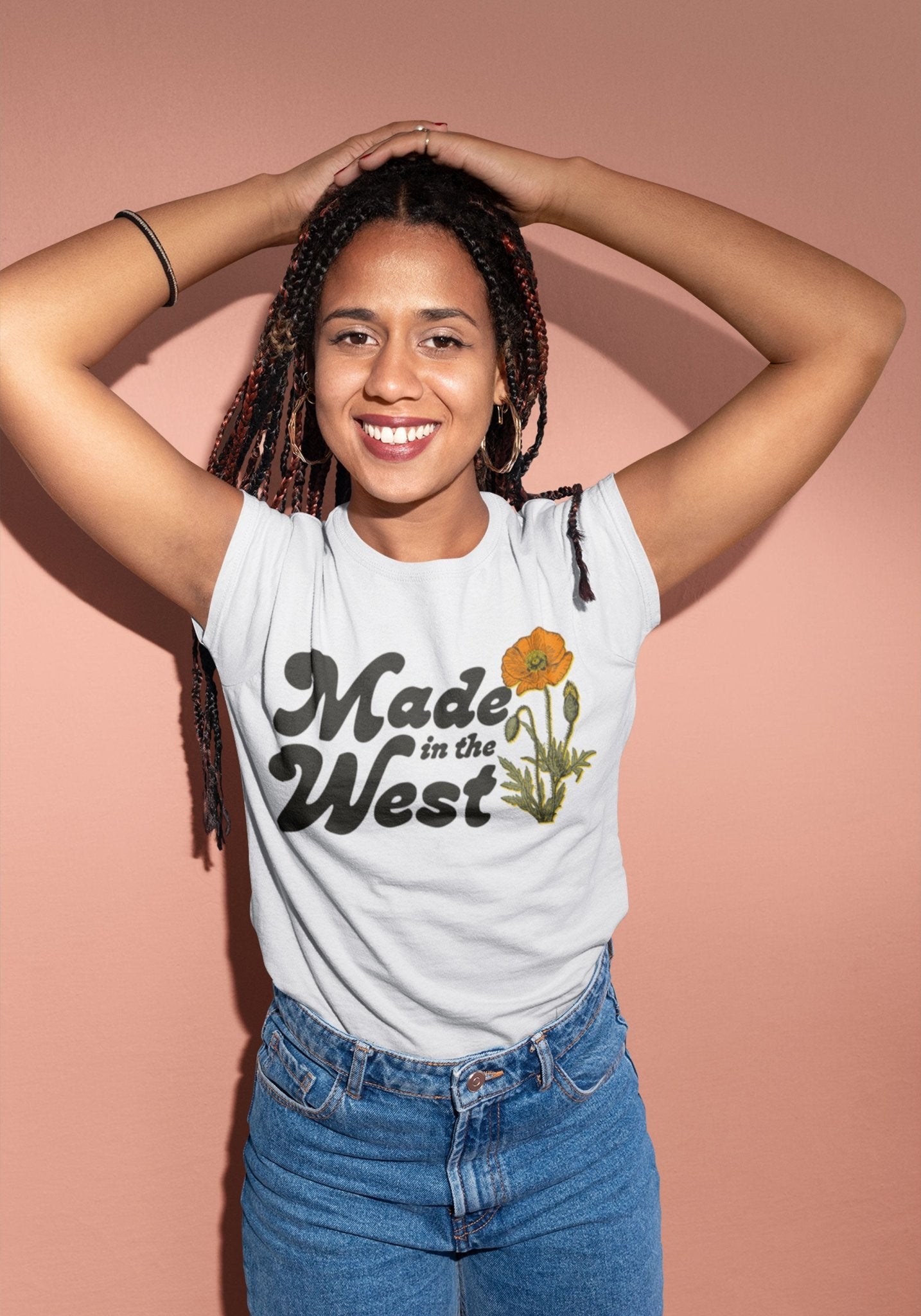 Made in the West Tee by kaeraz arizona botanical illustration california