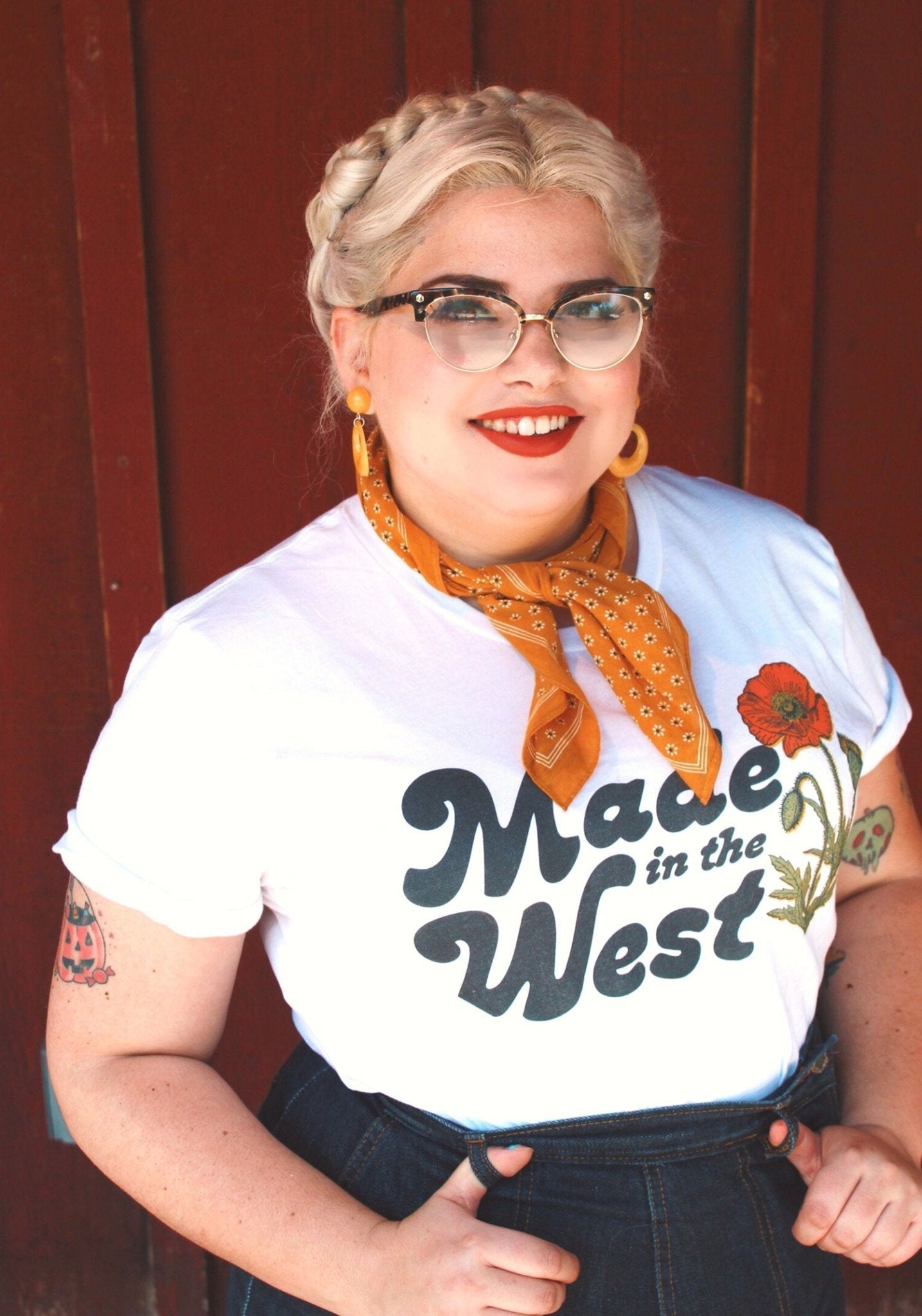 Made in the West Tee by kaeraz arizona botanical illustration california