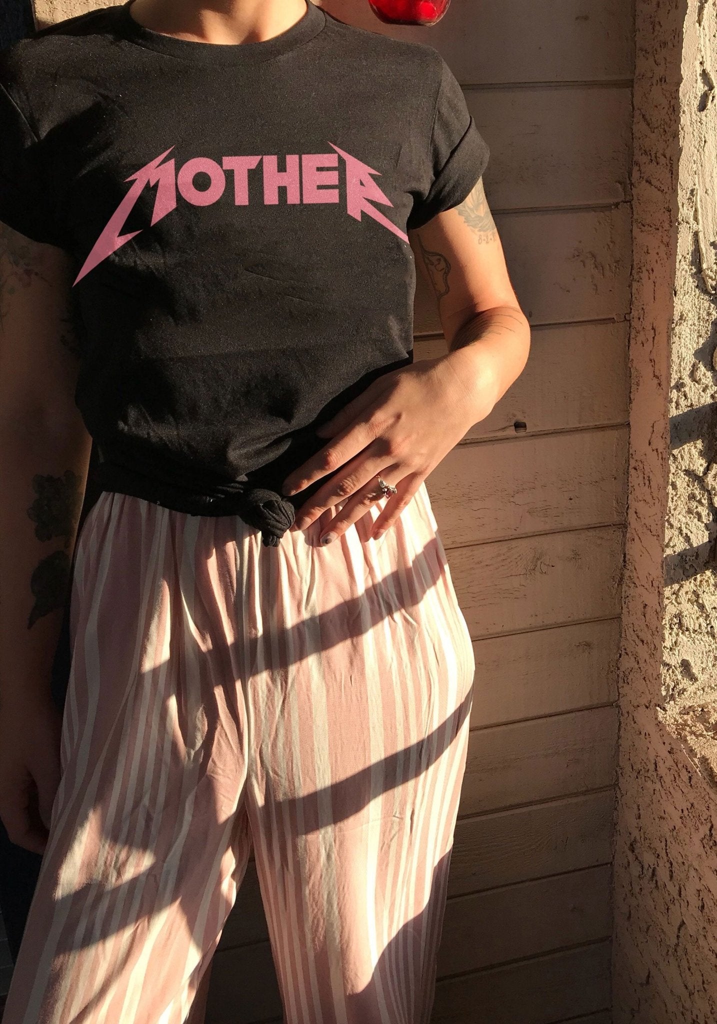 Mothers Are Metal Tee by kaeraz band tee mama metallica