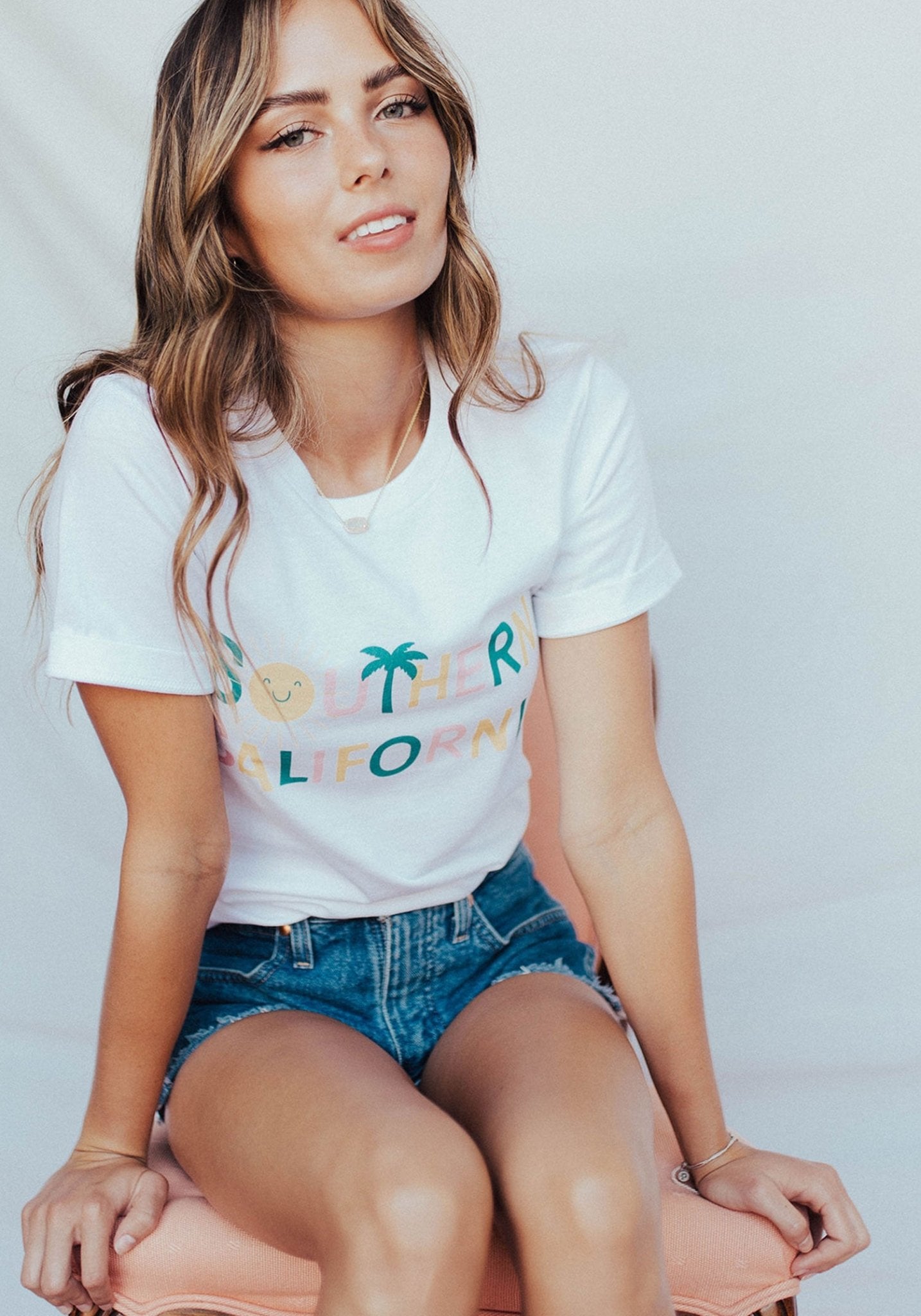 Sunny SoCal Tee by kaeraz california california souvenir palm tree