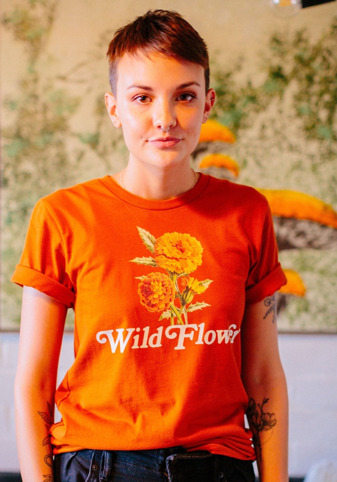 Wild Flower Tee by kaeraz 60s 70s autumn