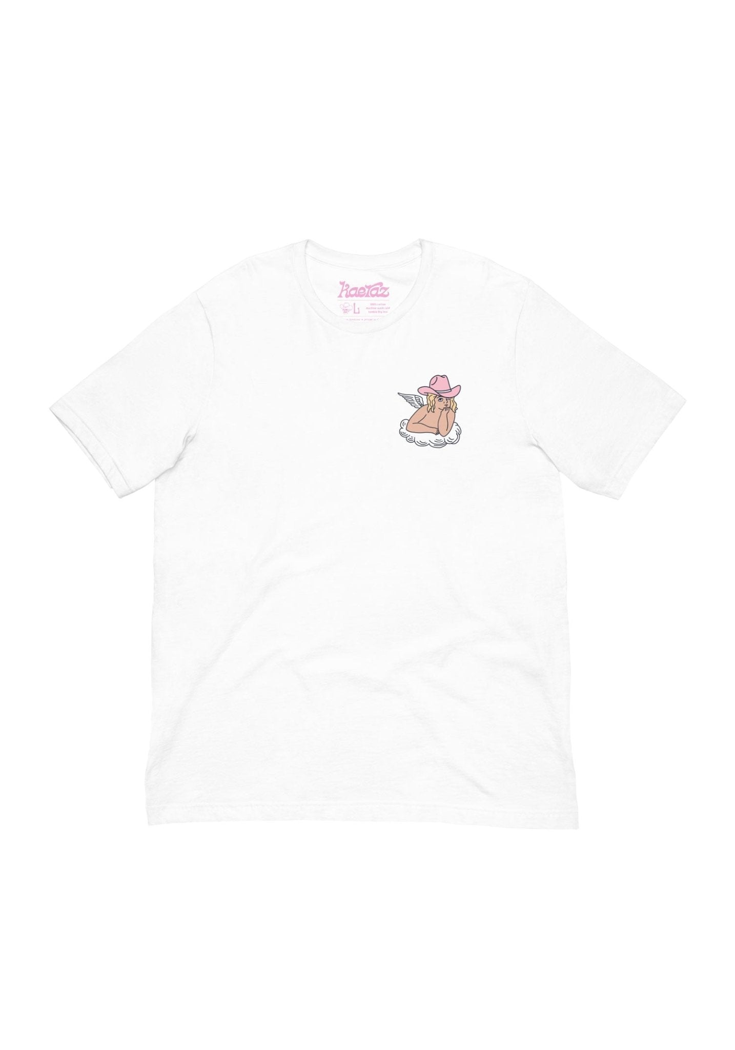 Yeehaw Angel Tee by kaeraz angels cherub cowgirl