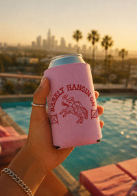 Barely Hangin' On Can Cooler