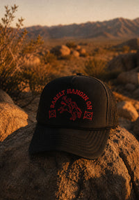 Barely Hangin' On Trucker Hat