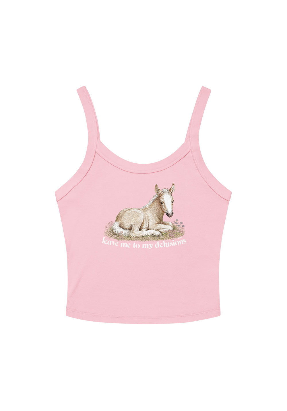 Delusions Baby Horse Rib Tank Top