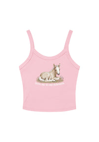 Delusions Baby Horse Rib Tank Top