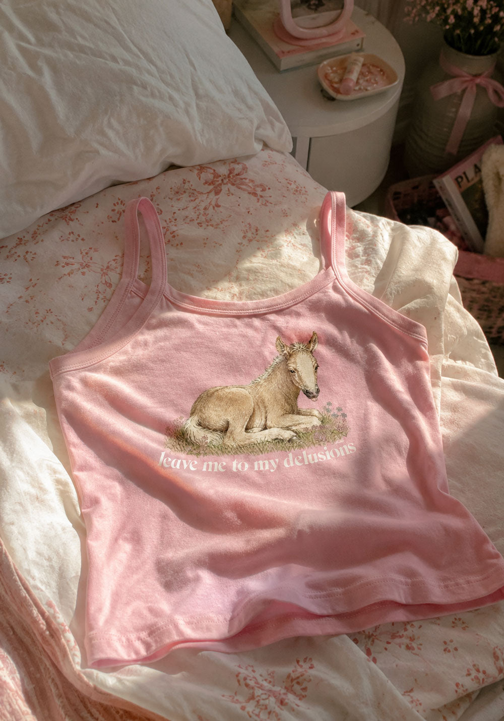 Delusions Baby Horse Rib Tank Top