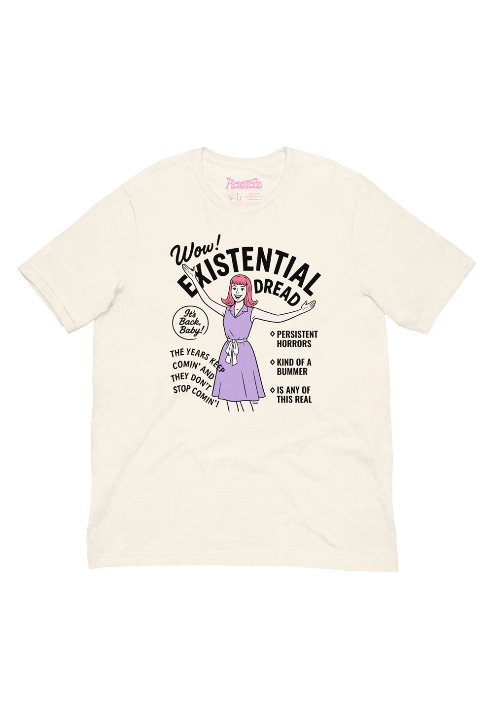 Wow Existential Dread Tee - Dark Humor Shirt