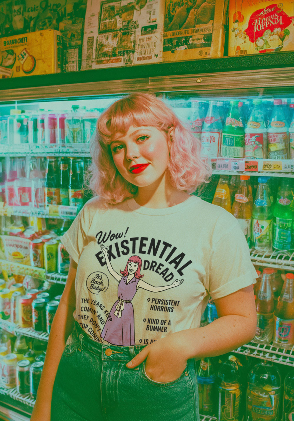 Wow Existential Dread Tee - Dark Humor Shirt