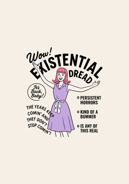 Wow Existential Dread Tee - Dark Humor Shirt