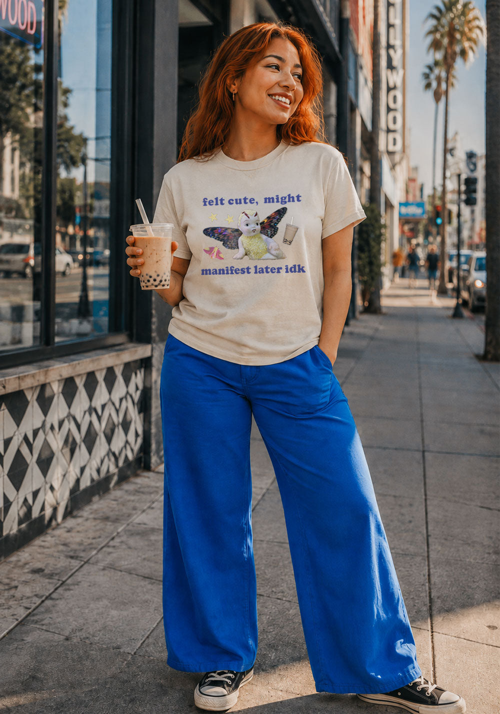 Felt Cute, Might Manifest Later Tee