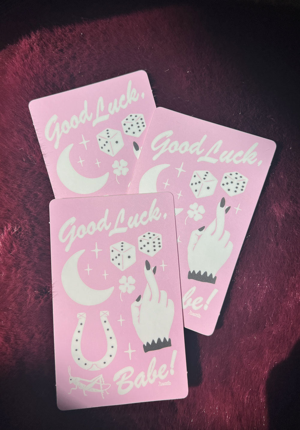 Good Luck Babe Sticker