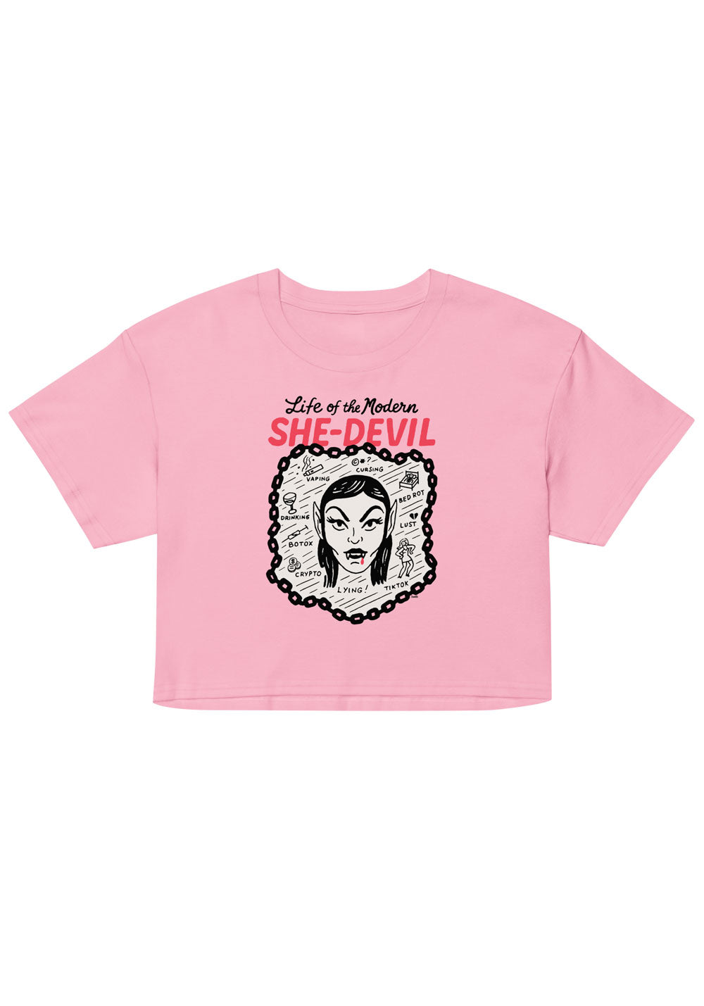 Modern She-Devil Crop Tee