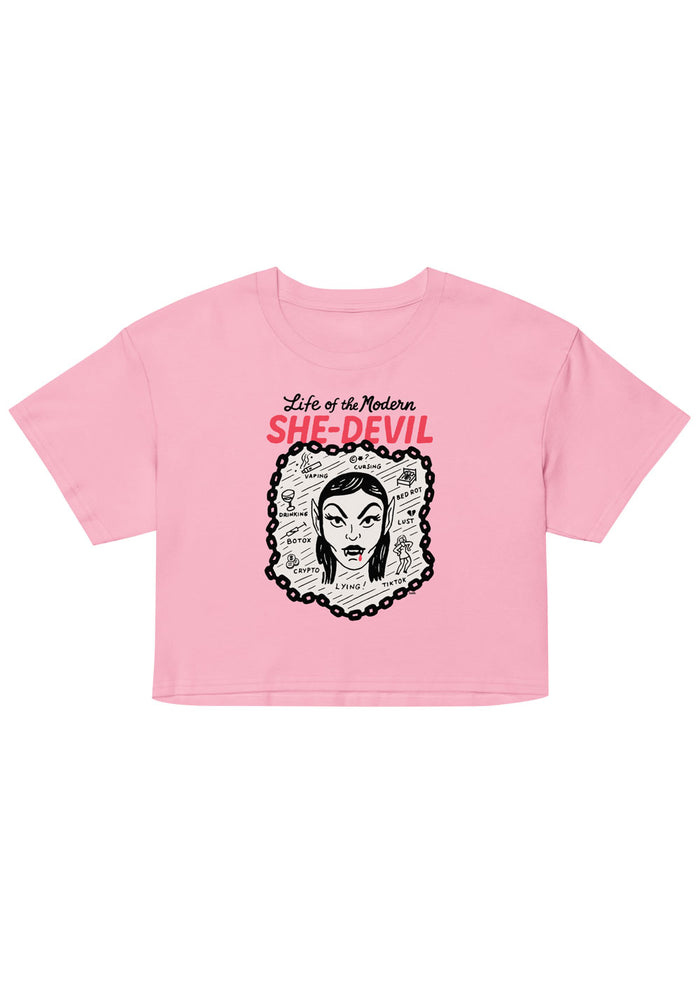 Modern She-Devil Crop Tee