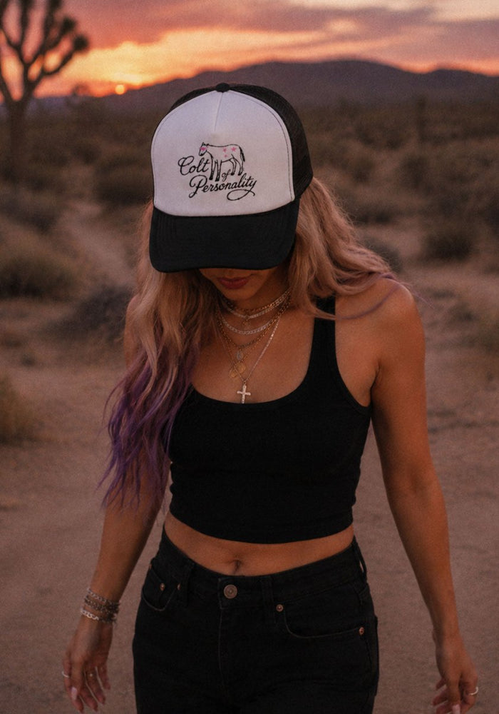 Colt of Personality Trucker Hat by kaeraz colt cowgirl cult
