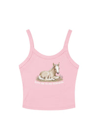 Delusions Baby Horse Rib Tank Top by kaeraz baby horse colt coquette