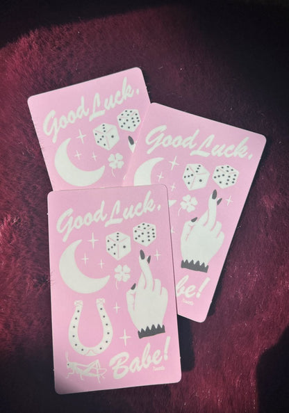 Good Luck Babe Sticker by kaeraz chappell roan good luck babe lucky