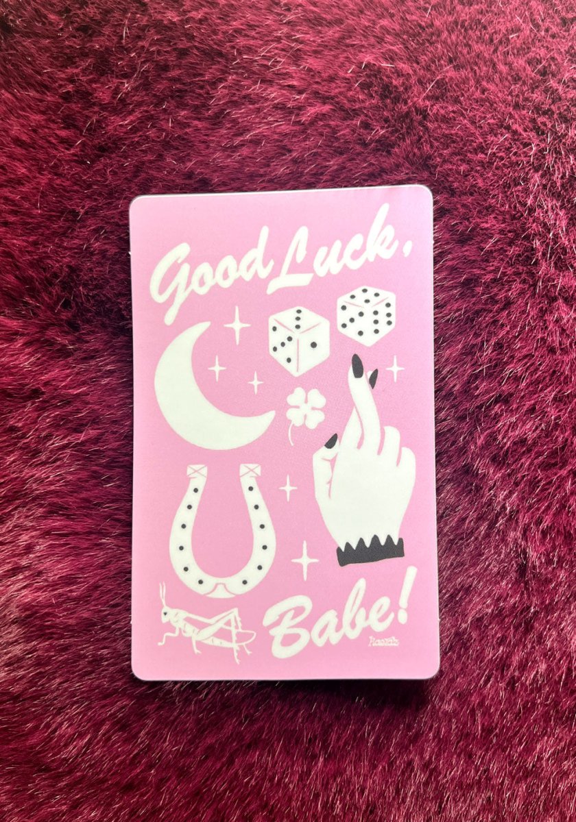 Good Luck Babe Sticker by kaeraz chappell roan good luck babe lucky