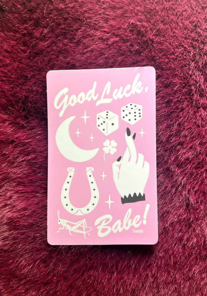 Good Luck Babe Sticker by kaeraz chappell roan good luck babe lucky