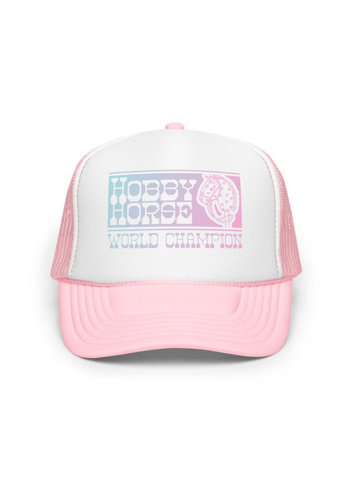 Hobby Horse Champ Trucker Hat by kaeraz champion gradient hobby