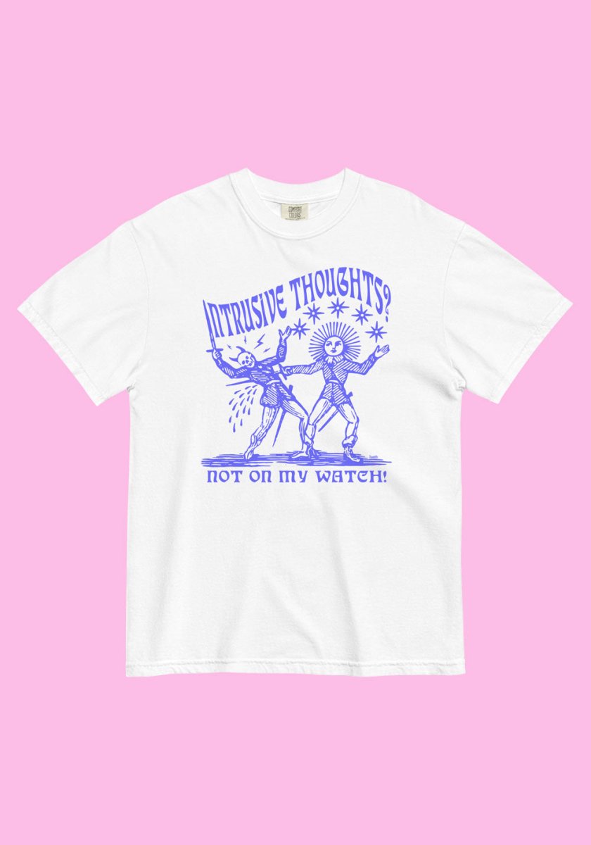 Intrusive Thoughts Tee by kaeraz stars sun sword