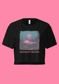 MIDNIGHT SEASON Crop Top by kaeraz band tee midnight season misscalamity