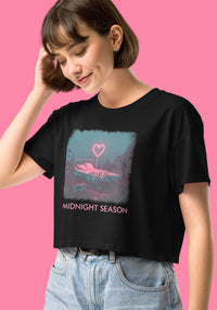 MIDNIGHT SEASON Crop Top by kaeraz band tee midnight season misscalamity
