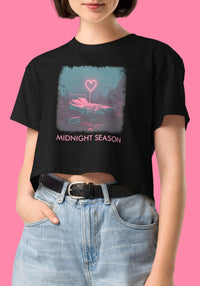 MIDNIGHT SEASON Crop Top by kaeraz band tee midnight season misscalamity