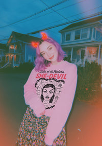 Modern She - Devil Sweatshirt by kaeraz autumn devil fall