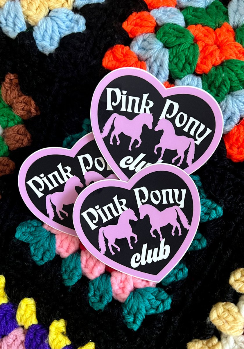 Pink Pony Club Sticker by kaeraz chappell roan lesbian midwest princess