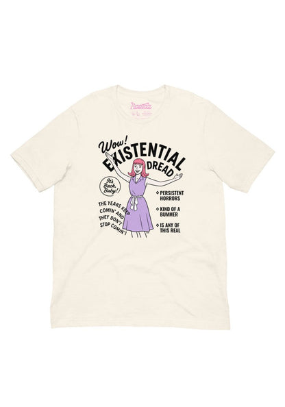 Wow Existential Dread Tee - Dark Humor Shirt by kaeraz dark humor funny tshirt millennial