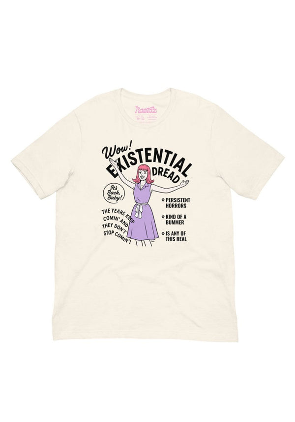 Wow Existential Dread Tee - Dark Humor Shirt by kaeraz dark humor funny tshirt millennial