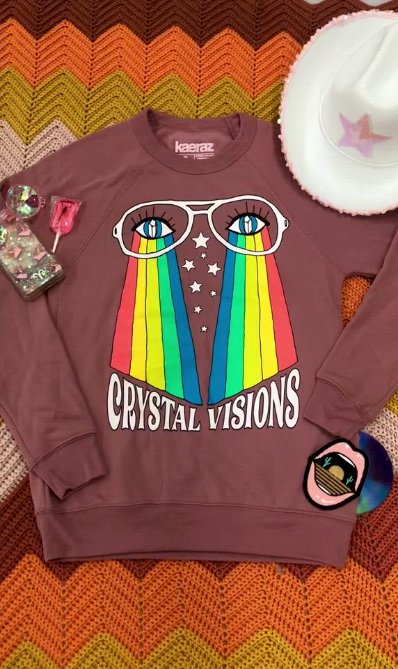 Crystal Visions Fleece Sweatshirt