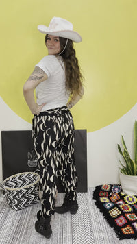 Crescent Moon Printed Lounge Pants by kaeraz | Womens Bottoms Pant | Loungewear Straight Leg