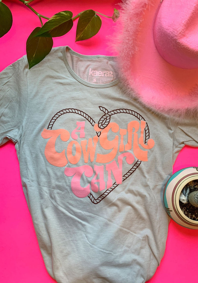 A Cowgirl Can Tee by kaeraz 70s country cowgirl