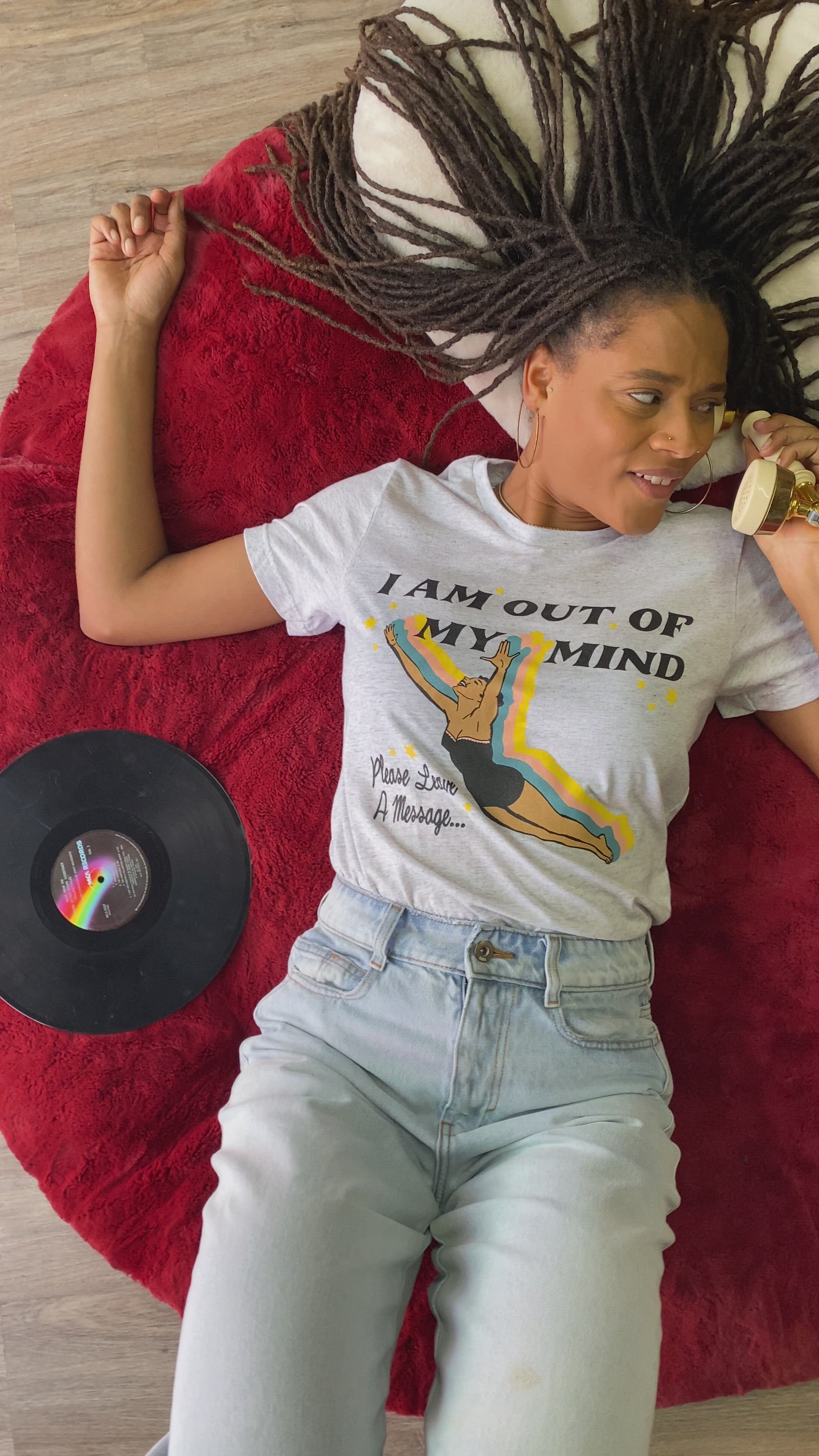 Out Of My Mind Tee by kaeraz | Womens Graphic Tees | 60s 70s Retro