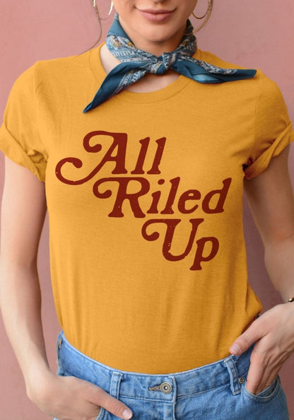 All Riled Up Tee by kaeraz 70s 70s shirt 70s shirt women
